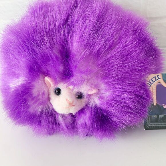 Wizarding World Of Harry Potter Pygmy Puff Plush Purple 6” w Sound Stuffed Works - Picture 2 of 5